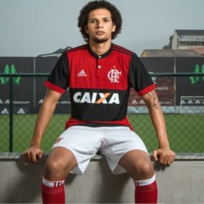 CR Flamengo 2017 2018 adidas Home Football Kit, Soccer Jersey, Shirt, Camisa, Camiseta