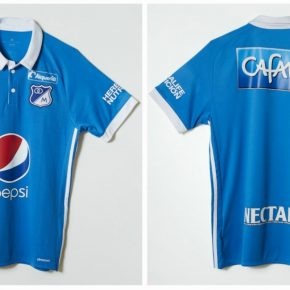 Millonarios FC 2017 adidas Home Football Kit, Soccer Jersey, Shirt, Camiseta de Futbol