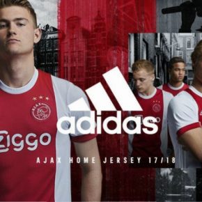 AFC Ajax 2017 2018 adidas Home Football Kit, Soccer Jersey, Shirt, Tenue, Thuisshirt
