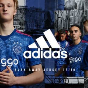AFC Ajax Amsterdam 2017 2018 adidas Away Football Kit, Soccer Jersey, Shirt, Uitshirt, Uittenue