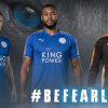 Leicester City FC 2017 2018 PUMA Home Football Kit, Soccer Jersey, Shirt