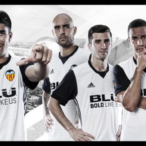 Valencia CF 2017 2018 adidas Home Football Kit, Soccer Jersey, Shirt, Camiseta de Futbol, Camisa, Equipacion