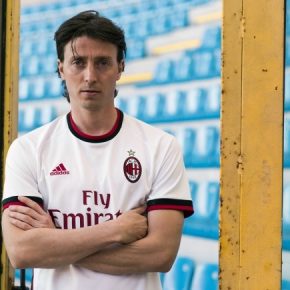 AC Milan 2017 2018 adidas White Home Soccer Jersey, Shirt, Football Kit, Gara, Maglia, Camisa, Camiseta, Maillot, Trikot