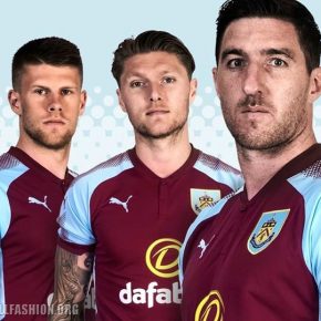 Burnley FC 2017 2018 PUMA Home Football Kit, Soccer Jersey, Shirt