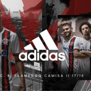 CR Flamengo 2017 2018 adidas Away Football Kit, Soccer Jersey, Shirt, Camisa, Camiseta