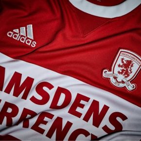 Middlesbrough Football Club 2017 2018 adidas Home Kit, Shirt, Jersey, Camiseta