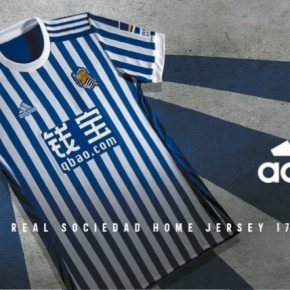 Real Sociedad 2017 2018 adidas Home and Away Football Kit, Soccer Jersey, Shirt, Camiseta de Futbol, Camisa, Equipacion