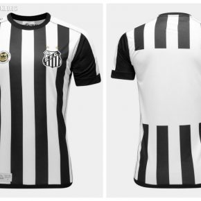 Santos FC 2017 Kappa Home Football Kit, Soccer Jersey, Shirt, Camisa do Futebol