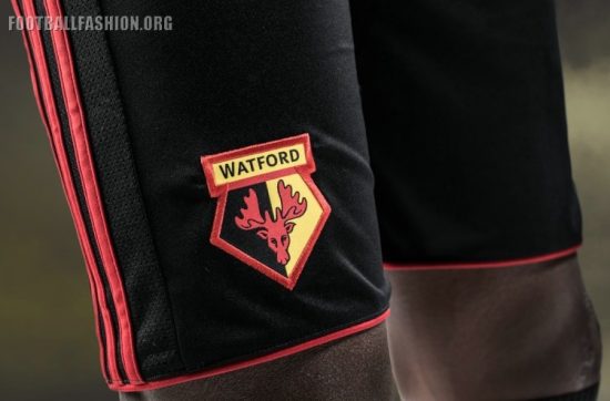 Watford FC 2017 2018 adidas Home Football Kit, Soccer Jersey, Shirt