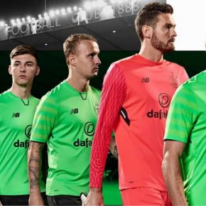 Celtic FC 2017 2018 New Balance Third Euro Football Kit, Soccer Jersey, Shirt