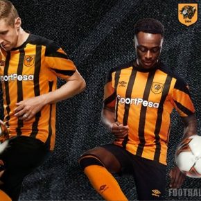 Hull City AFC 2017 2018 Umbro Home Football Kit, Soccer Jersey, Shirt