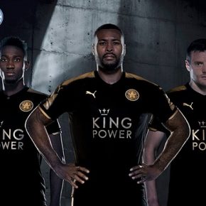 Leicester City FC 2017 2018 PUMA Away Football Kit, Shirt, Soccer Jersey, Maillot, Trikot, Tenue, Camiseta