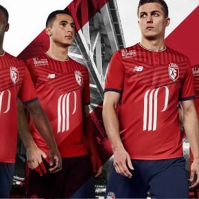 Lille OSC 2017 2018 New Balance Home, Away and Third Football Kit, Soccer Jersey, Shirt, Maillot