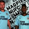 Newcastle United 2017 2018 125th Anniversary PUMA Blue Away Football Kit, Soccer Jersey, Shirt, Maillot, Camiseta, Trikot