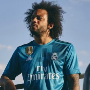 Real Madrid 2017 2018 adidas Third Football Kit, Soccer Jersey, Shirt, Camiseta, Camisa, Equipacion, Maillot, Trikot, Tenue, Camisola, Dres