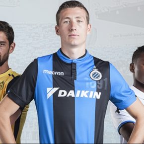 Club Brugge 2017 2018 Macron Football Shirt, Soccer Jersey, Kit, Tenue, Maillot