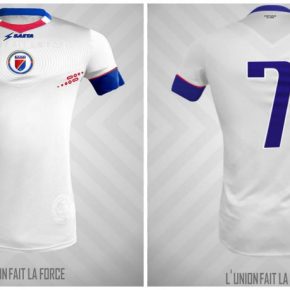 Haiti 2017 2018 White Soccer Jersey, Football Kit, Shirt, Maillot