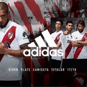 River Plate 2017 2018 adidas Home Football Kit, Soccer Jersey, Shirt, Camiseta, Equipacion, Playera
