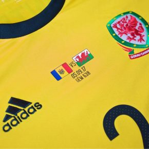 Wales' Unplanned 2017 Yellow adidas Third Football Kit, Soccer Jersey, Shirt