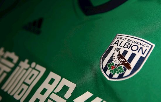 West Bromwich Albion 2017 2018 adidas Green Third Football Kit, Soccer Jersey, Shirt