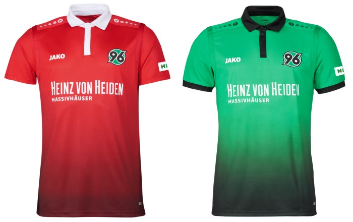 Hannover 96 2017 18 Jako Home And Away Kits Football Fashion