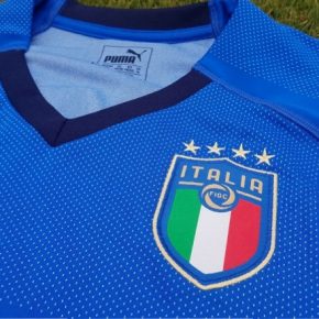 Italy 2018 PUMA Blue Home Football Kit, Shirt, Soccer Jersey, Italia, Camiseta, Camisa, Trikot, Maillot, Gara, Maglia