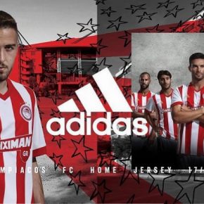 Olympiacos FC 2017 2018 adidas Home, Away and Third Football Kit, Soccer Jersey, Shirt