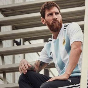 Argentina 2018 World Cup adidas Home Football Kit, Soccer Jersey, Shirt, Camiseta, Equipacion, Copa Mundial