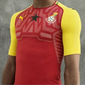 Ghana 2018 2019 PUMA Home Football Kit, Soccer Jersey, Shirt