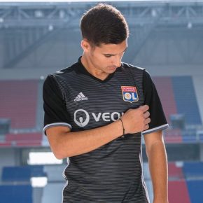 Olympique Lyon 2017 2018 adidas Third Football Kit, Soccer Jersey, Shirt, Maillot, Tenue