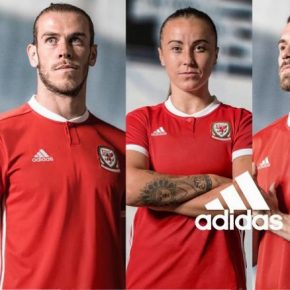 Wales 2018 2019 adidas Home Football Kit, Soccer Jersey, Shirt