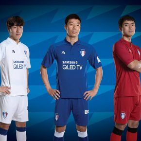 Suwon Samsung Bluewings 2018 Home and Away Football Kit, Soccer Jersey, Shirt