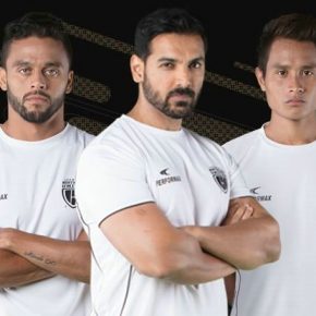 NorthEast United FC 2017 2018 Home Football Kit, Soccer Jersey, Shirt