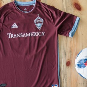 Colorado Rapids 2018 adidas Home Soccer Jersey, Football Kit, Shirt, Camiseta de Futbol MLS
