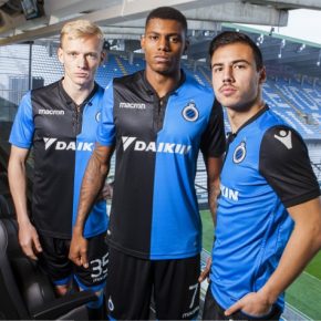 Club Brugge 2018 Playoff Macron Football Shirt, Soccer Jersey, Kit, Tenue, Maillot