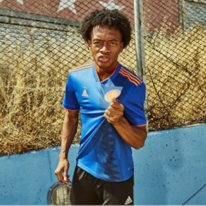 Colombia 2018 World Cup adidas Away Football Kit, Soccer Jersey, Shirt, Camiseta de Futbol Copa Mundial, Equipacion, Playera
