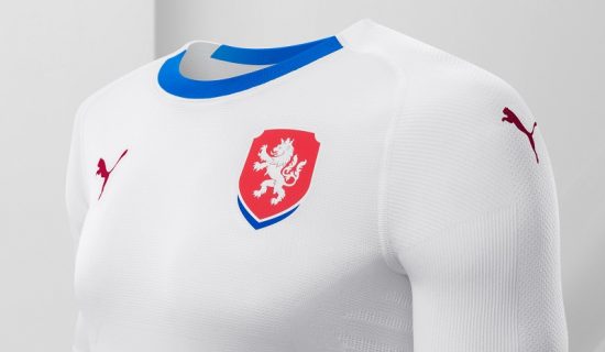 Czech Republic 2018 2019 White Away Football Kit, Soccer Jersey, Shirt, nové dresy pro