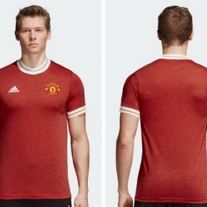 Manchester United 2018 adidas Icon Soccer Jersey, Football Kit, Soccer Shirt, Camiseta de Futbol, Maillot, Camisa, Trikot