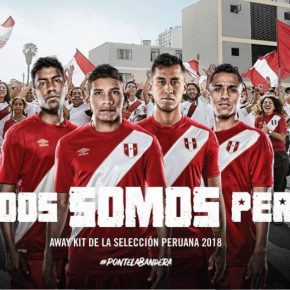 Peru 2018 FIFA World Cup Umbro Away Soccer Jersey, Football Shirt, Shirt, Camiseta de Futbol Copa Mundial Rusia, Equipacion