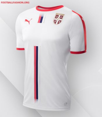 Serbia 2018 World Cup PUMA Away Football Kit, Soccer Jersey, Shirt, Dres, Srbije