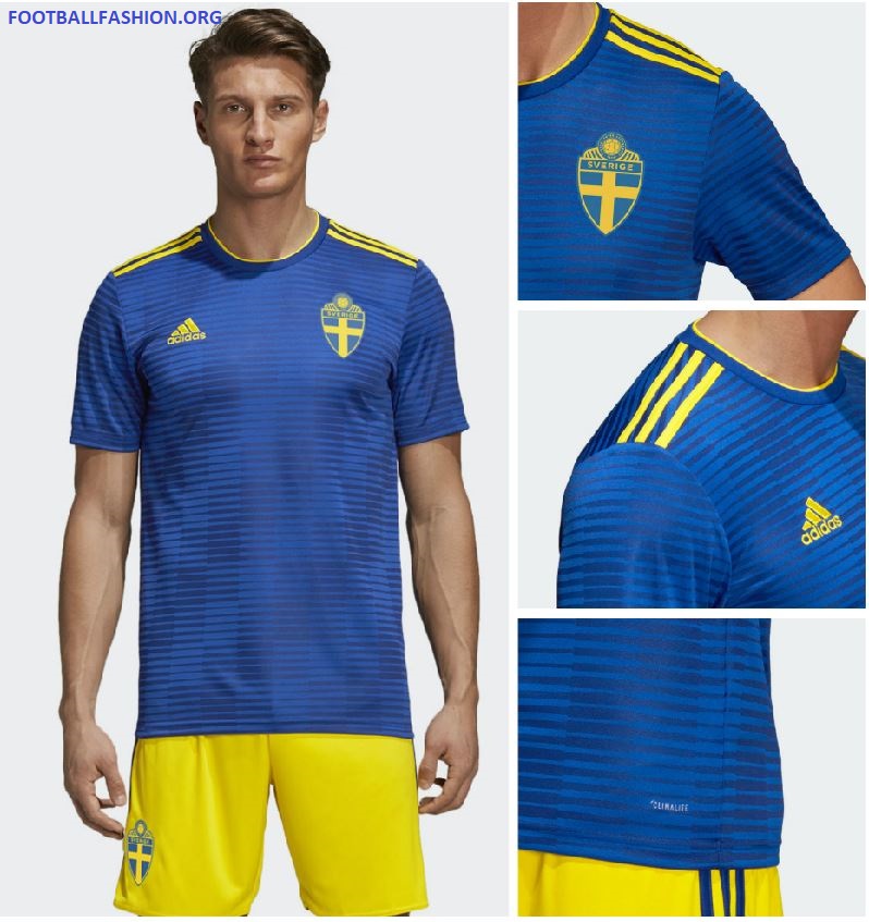 Sweden 2018 World Cup adidas Away Kit - FOOTBALL FASHION