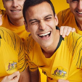 Australia 2018 World Cup Nike Home and Away Football Kit, Soccer Jersey, Shirt