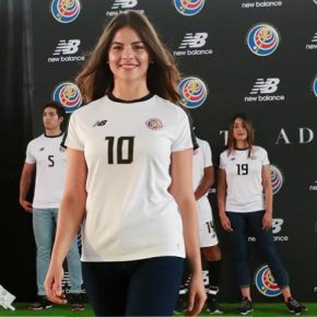 Costa Rica 2018 World Cup New Balance White Away Football Kit, Soccer Jersey, Shirt, Camiseta de Futbol Copa Mundial Rusia, Equipacion