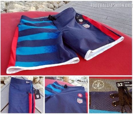 Hurley 2018 World Cup USA, England, France, Portugal, Australia, Nigeria National Soccer Team Phantom Board Shorts