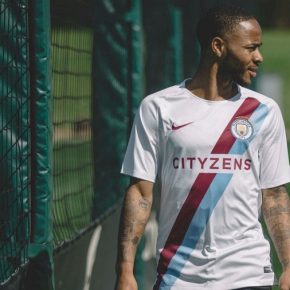 Manchester City FC 2018 White Champions Football Kit, Shirt, Soccer Jersey, Maillot, Camiseta, Camisa, Trikot, Tenue