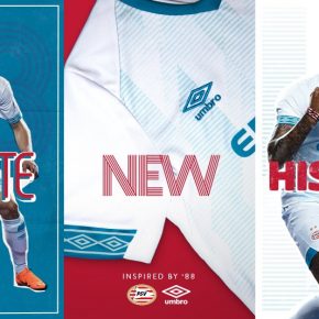 PSV Eindhoven 2018 2019 Umbro Away Football Kit, Soccer Jersey, Shirt, Uitshirt, Tenue