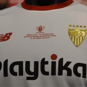 Sevilla FC 2018 Copa del Rey Final New Balance Football Kit, Soccer Jersey, Shirt, Camiseta de Futbol, Equipacion, Maillot, Trikot, Tenue