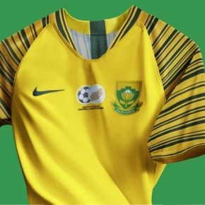South Africa 2018 2019 Nike Home Soccer Jersey, Football Kit, Shirt