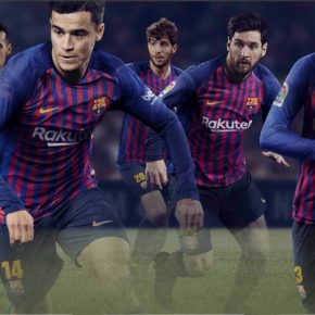 FC Barcelona 2018 2019 Nike Home Football Kit, Soccer Jersey, Shirt, Camiseta, Equipacion, Camisa, Maillot, Trikot, Tenue