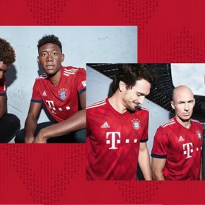 Bayern Munich 2018 2019 adidas Home Football Kit, Soccer Jersey, Shirt, Trikot, Maillot, Tenue, Camisa, Camiseta